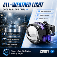 Projecteur Bi-LED Laser 3 Pouces 71W Faisceau Haut 44W Faisceau Bas 6000K 12V 24V Phares LED de Voiture Rétrofit Automobile Éclairage Auto