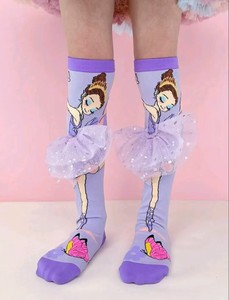 Chaussettes originales 3D à oreilles d'animaux - Design fantaisie de dessin animé, tricotées, absorbant la transpiration, pour usage quotidien, chaussettes mi-hautes pour enfants et adultes - Product Image 5