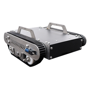 Plataforma Robótica de Tamaño Pequeño con Chasis de Goma sobre Orugas Eléctricas Personalizable para Inspección y Educación con Capacidad de Desplazamiento en Espacios Reducidos - Product Image 4