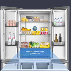 Professional Stainless Steel Four-Door Frost-Free <b>Refrigerator</b> Energy-Saving Compressor Easy-to-Clean Portable for Home Use Refr - Product Image 4
