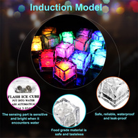 Glaçons à éclairage Offre Spéciale Glaçons à LED Glaçons étanches dans le noir pour Bar Fournitures Fête d'été Déco de mariage