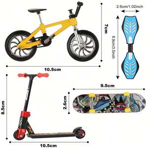 Kit de skatepark pour <span class=keywords><strong>mini</strong></span> finger skateboards, rampes et accessoires pour fingerboard, équipement d'entraînement ultime pour skatepark - Product Image 2