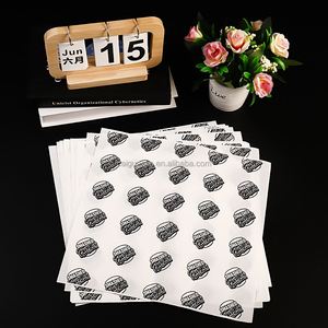 Food Grade <b>Greaseproof</b> Coated Baking <b>Paper</b> Disposable Cake Tray & Dinner Plate Custom-made Pizza Hamburger Takeout - Product Image 2