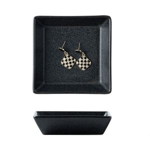 Nordic Ins Square <b>Ceramic</b> Decorative Trinket Plate Necklace <b>Ring</b> Earring Stackable Jewelry Storage Tray for Display - Product Image 6