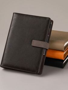 A5 Multifunctional Creative Business <b>Binder</b> Erasable <b>Notebook</b> Leather Cover Waterproof Durable Loose Leaf School Supplies - Product Image 4