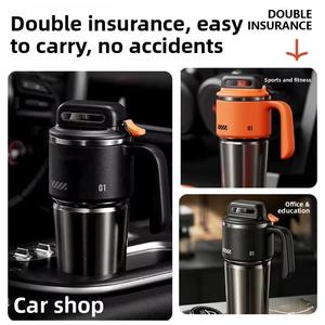 Vaso Térmico de Gran Capacidad de 1000ml, de Acero Inoxidable 304, con Asa y Pajita, para Coche, Oficina o Portavasos - Product Image 5
