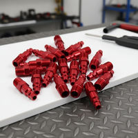 American M-type ColorFit M-Style Red 1/4 \ "NPT Male Plugs Aluminium Air Drill Box 20 OEM Customizable Pneumatic Tools