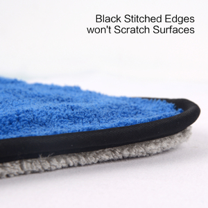 जीएसएम 720 कम कीमत 16x16 दोहरी परत सुपरड्री कार तौलिया लंबे ढेर माइक्रोफाइबर तौलिया कार त्वरित धोने वाले कपड़े - Product Image 3