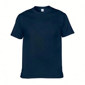 Design Customized Plain T Shirt 100% Cotton Short Sleeve Men Boxy Combed Organic 100% Cotton Original Brand - Product Image 2