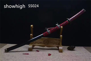Katana Tachi artisanal non affûté en plastique durable et bambou SS024 - Product Image 3