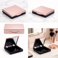 Palette vide en ABS pour fards à paupières et blush, gaufrée, écologique, en gros