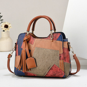 Color Blocked Women's Bucket <b>Bag</b> Large Capacity Shoulder <b>Crossbody</b> <b>Bag</b> Everyday Use <b>Summer</b> 2024 - Product Image 2