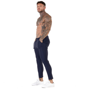Gingtto <span class=keywords><strong>pantaloni</strong></span> da lavoro Casual Slim-Fit da <span class=keywords><strong>uomo</strong></span> personalizzati <span class=keywords><strong>pantaloni</strong></span> da tuta kaki elasticizzati <span class=keywords><strong>pantaloni</strong></span> <span class=keywords><strong>Chino</strong></span> da <span class=keywords><strong>uomo</strong></span> - Product Image 5