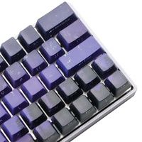 Dawn Of Light OEM Papan Ketik PBT, 71 Tombol Sublimasi Lima Sisi Cocok dengan GH60/GK64/GK61 Papan Ketik Mechacanil