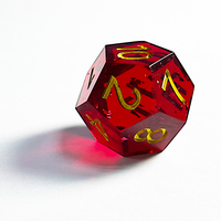 Jeu de dés Dnd Polyhedral Resin Sharp edge Role Playing Bar Party Tabletop Board Game Swirling En stock