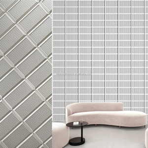 Ladrillo de Hormigón 3D UHPC para Revestimiento de Paredes Interiores y Exteriores de Hoteles, Centros Comerciales y Cafés, Zeta 173*200*20mm - Product Image 6
