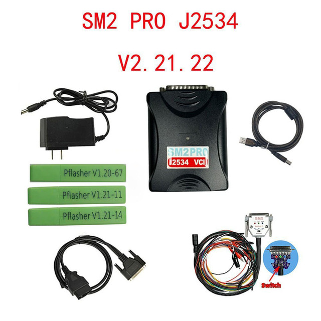 Lucy Sm2 Pro J2534 VCI ECU Programmer PCM Flash Diagnostic & Automotive Troubleshooting Tools OBD2 with Ship Within 3 Days