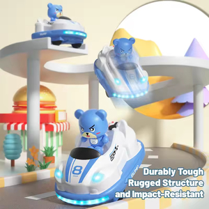 مجموعة سيارات تنافسية مع بخاخ موسيقي خفيف لشخصين لعبة تفاعلية عائلية تنافسية مع جهاز تحكم عن بعد لعبة سيارة الانجراف - Product Image 6