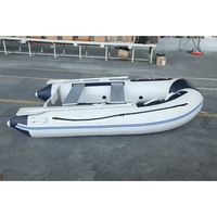 Bateau pneumatique de luxe pour activités de plein air 2022, 3 m, 9,84 pieds, plancher en aluminium, bateau de pêche pour 4 personnes