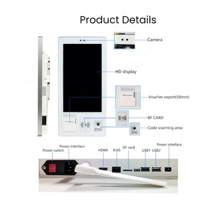 Factory Supply 21.5 Inch Self Pos Machine Order Kiosk Wide Screen Self Service <b>Printing</b> Kiosk - Product Image 3