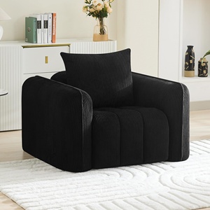 <span class=keywords><strong>Fauteuil</strong></span>-canapé moderne en velours surdimensionné, écologique et durable, confortable pour appartement, <span class=keywords><strong>salon</strong></span>, <span class=keywords><strong>assise</strong></span> profonde, rembourré en éponge - Product Image 1