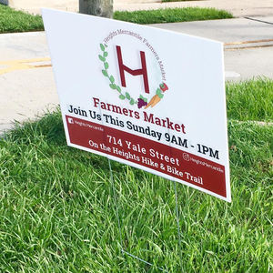 Letreros de patio al aire libre corrugados impresos a prueba de agua Letreros de césped Hojas huecas de plástico PP <span class=keywords><strong>Bandit</strong></span> Adst Display Board para promoción - Product Image 2