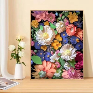 Kit de Peinture Numérique Premium DIY - Paysage Floral à Colorier avec une Ambiance Décorative Haut de Gamme - Product Image 3