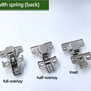 Bisagras de resorte modernas de 35 mm con brazo corto para paneles laterales estrechos, estilo americano, para gabinetes de cocina, sala de estar y oficina en el hogar - Product Image 3