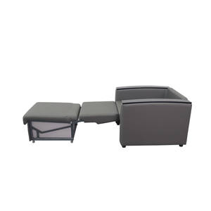 Chaise d'accompagnement hospitalière ORP-CAC10, lit pliant, chaise d'accompagnement <span class=keywords><strong>médical</strong></span> professionnelle avec roulettes - Product Image 2