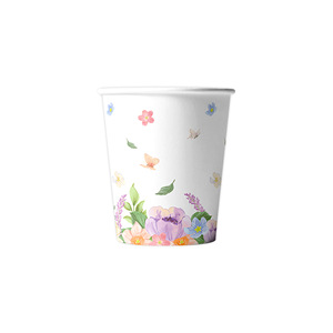 Ensemble de vaisselle de fête printanière avec papillons et fleurs, assiettes en papier, gobelets, bannière pour les fêtes de remise de diplômes, anniversaires, Pâques, directement de l'usine - Product Image 6