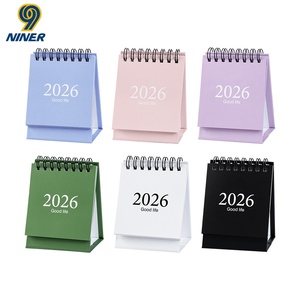 2026 morandi <span class=keywords><strong>Mini</strong></span> Bàn lịch UV in nổ đồ trang trí máy tính để bàn nhỏ Memo tin nhắn chủ Kinh doanh Quà tặng khuyến mãi - Product Image 1