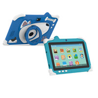 Tablette éducative pour enfants de 4 à 12 ans, 7 pouces, AT73K, bleue, tablette Android pour enfants