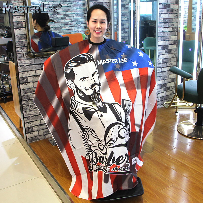 Masterlee Высококачественная тканевая Парикмахерская накидка модная Парикмахерская накидка для стрижки волос