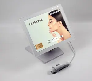Analizador portátil de pelo y cuero cabelludo con pantalla táctil HD para análisis de análisis del escáner capilar