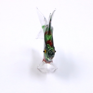Kích Thước Lớn Handmade Lampwork Thủy Tinh Nghệ Thuật Động Vật Cá Biển Bức Tượng - Product Image 2