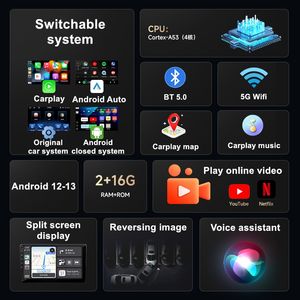 4GB 64GB Ai Box Vision Dual Wifi Car Music Player Motorcycle Wireless Carplay Adapter pour Ford 2017 <span class=keywords><strong>2022</strong></span> Transit Connect - Product Image 3