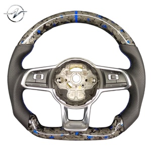 Volant sport en fibre de carbone Memalonania avec poignée de <span class=keywords><strong>35</strong></span> mm pour Volkswagen CC MAGOTAN <span class=keywords><strong>Golf</strong></span> <span class=keywords><strong>6</strong></span> 7 Lamando Passat <span class=keywords><strong>GTI</strong></span> - Product Image 1