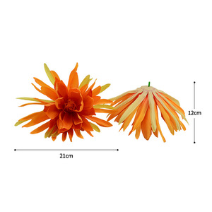 Fleur artificielle Dongchen Crafts, type Epiphyllum, 21 cm, en soie, pour décoration de mariage, décoration intérieure, accessoires pour la fabrication de lanternes - Product Image 5