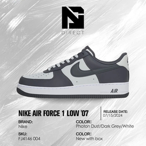 Nike Air Force 1 '07, Zapatillas de Moda con Cordones de Piel Sintética, Estilo Deportivo para Caminar, Zapatillas de Skateboarding - Product Image 6