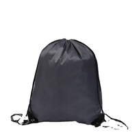 Tas Ransel Tali Serut Anti Air untuk Olahraga dan Fitness dari Bahan Polyester dengan Cetak Logo