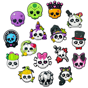 Hebillas Decorativas para Zapatos, Adornos <span class=keywords><strong>de</strong></span> PVC para Zuecos, Accesorios para Zapatos, Decoración <span class=keywords><strong>de</strong></span> Halloween, Fiesta, <span class=keywords><strong>Pesadilla</strong></span> <span class=keywords><strong>Antes</strong></span> <span class=keywords><strong>de</strong></span> <span class=keywords><strong>Navidad</strong></span> - Product Image 1