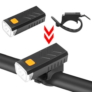 Kylin USB 충전식 LED 전면 헤드라이트 방수 야외 자전거 손전등 야간 라이딩 산악 자전거 3가지 모드 - Product Image 2