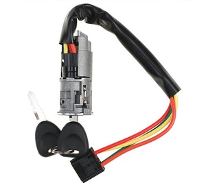 Pour <span class=keywords><strong>RENAULT</strong></span> CLIO II 03/98-03/01 Interrupteur de contact avec serrure et 2 clés 7701494694 - Product Image 2