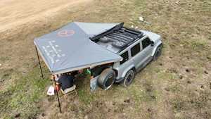Chine Usine <span class=keywords><strong>Pas</strong></span> <span class=keywords><strong>Cher</strong></span> Prix <span class=keywords><strong>4x4</strong></span> 4wd Offroad Camping Aluminium Heavy Duty Hard Shell 270 Degrés Auvent <span class=keywords><strong>Tente</strong></span> - Product Image 4