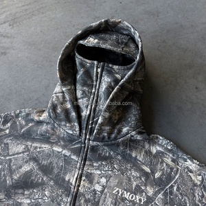 Design Tracksuit Manufacturer Masked Hoodie Hoodie and Sweatpants Set <b>Jogging</b> <b>Suit</b> Thick 100% Cotton Camo Custom Sweat <b>Suit</b> - Product Image 3