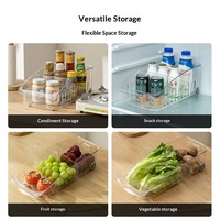 Étagère de rangement pour épices sous l'évier, grande capacité, transparente, en plastique, avec roulettes, multifonctionnelle, facile à assembler