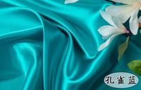Prix d'Usine Tissu Satin 100% Polyester Tissé Brillant Mikado pour Robe de Mariée