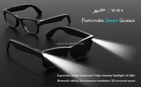 Gafas Inteligentes con IA y Audio, Linterna de Alto Lumen Personalizada, Gafas de Sol Inteligentes con IA y Traducción, Manos Libres, Venta al Por Mayor