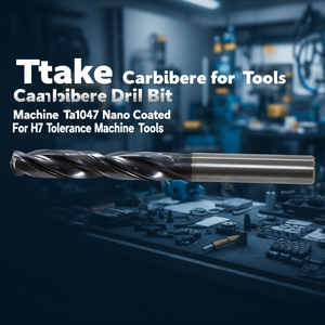 Foret en carbure Ttake Ta1047 avec revêtement nano pour machines-outils à tolérance H7 - Product Image 3