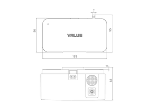 משאבת קונדנסר בלחץ נמוך VALUE M1 למזגן, פעולה שקטה 19dB, ניקוז <span class=keywords><strong>DC</strong></span>, מיכל 200 מ\\\"ל, אחריות לשנה, 3.5W, IP21 - Product Image 3